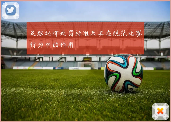 足球纪律处罚标准及其在规范比赛行为中的作用